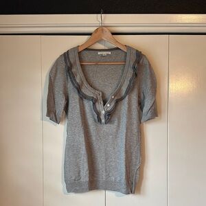 Banana Republic Button-Down Sweater Top